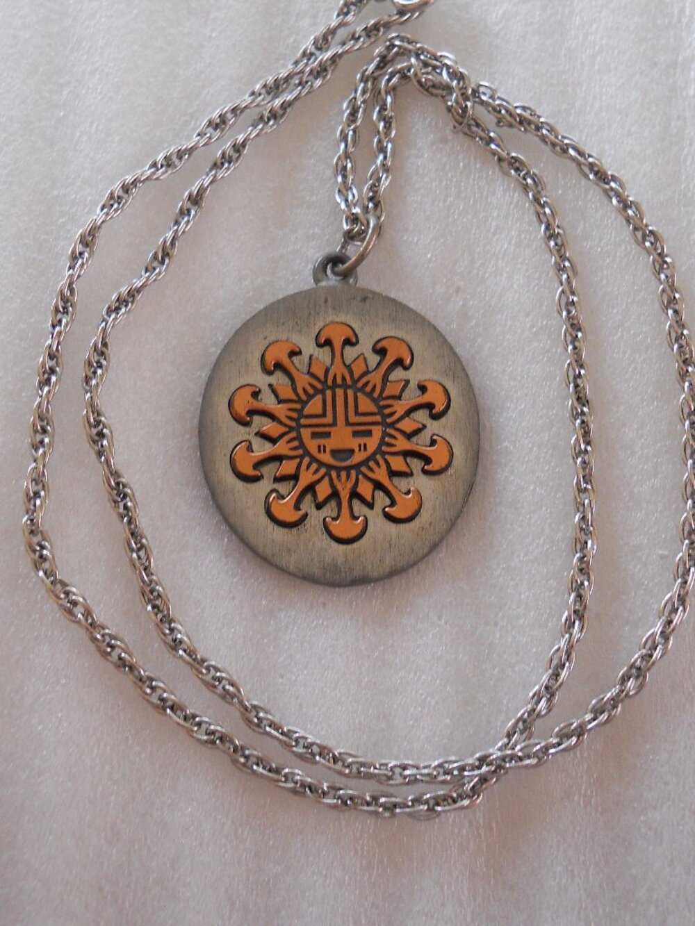 Coppercraft Guild - Hopi Sunface Pendant Necklace   930